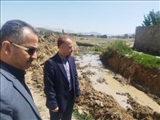 بازدید معاون هماهنگی امور عمرانی فرمانداری از لایروبی نهر کنگرخانی