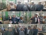 حضور مسوولان شهرستان فیروزکوه پای صندوق رای