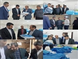 بازدید فرماندار و ریاست دادگستری فیروزکوه از شرکت های تولیدی شهرستان