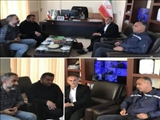 دیدار مدیر عامل شرکت سیمان فراز فیروزکوه با بخشدار مرکزی