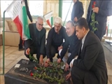 گلباران مزار شهدا شهرستان فیروزکوه همزمان با دومین روز از گرامیداشت هفته دولت