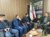 دیدار فرماندار فیروزکوه، با رییس اداره اوقاف و امور خیریه این شهرستان