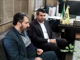 دیدار فرماندار و مسوولین قضایی با فرمانده انتظامی شهرستان به مناسبت هفته فراجا