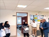 بازدید بخشدار ارجمند از مرکز بهداشت روستای لزور