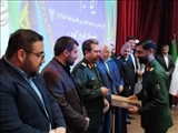 مراسم تکریم و معارفه فرمانده ناحیه مقاومت بسیج شهرستان فیروزکوه