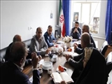 نشست فرماندار فیروزکوه با اعضای شورای بخش ارجمند
