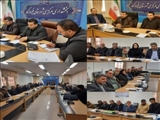 جلسه تحویل آب روستاهای غیر تحویلی بخش مرکزی فیروزکوه
