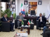 دیدار مدیران ادارات شهرستان فیروزکوه با سرپرست فرمانداری شهرستان