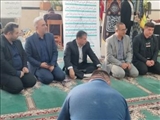 حضور فرماندار فیروزکوه در جمع معتکفین