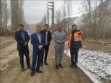بازدید سرپرست فرمانداری شهرستان فیروزکوه از زیر گذر راه آهن