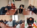 نخستین جلسه سرپرست بخشداری مرکزی با ‌پرسنل بخشداری مرکزی