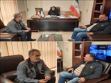 دیدار اعضای شورای و دهیار روستای امیریه با سرپرست بخشداری مرکزی
