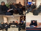 دیدار اعضای شورای اسلامی شهرستان فیروزکوه  با سرپرست بخشداری مرکزی