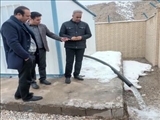 بازدید بخشدار ارجمند از اقدامات اداره آبفا جهت رفع مشکل آب شرب روستای شادمهن