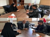 دیدار سرپرست بخشداری مرکزی شهرستان فیروزکوه با مدیرکل دفتر امور روستایی و شوراها استانداری تهران