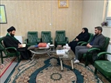 دیدار سرپرست بخشداری مرکزی با امام جمعه جدید شهرستان فیروزکوه