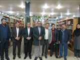 بازدید سرپرست فرمانداری از کتابخانه استاد امیری فیروزکوهی