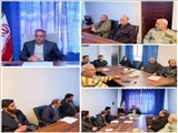 برگزاری جلسه ستاد هماهنگی خدمات سفر بخش ارجمند، ویژه نوروز ۱۴۰۴