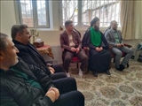 حضور فرماندار و امام جمعه فیروزکوه در لحظه تحویل سال نو در مرکز شبه خانواده نسا آفتاب