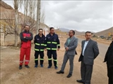 حضور فرماندار فیروزکوه در جمع امدادگران پایگاه امدادی هلال احمر و اورژانس امین آباد و سرانزا و گدوک