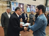 حضور فرماندار در خانه کشتی شهید کریم کیانی فیروزکوه