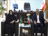 دیدار نوروزی سرپرست بخشداری مرکزی فیروزکوه با فرماندار