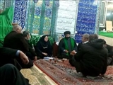 نشست سرپرست بخشداری مرکزی فیروزکوه با اهالی روستای سرانزا