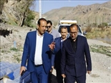 بازدید فرماندار فیروزکوه از پروژه در دست اجرای اداره آبفا