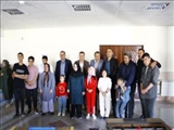 دیدار صمیمی فرماندار فیروزکوه با کودکان و نوجوانان کم‌توان ذهنی