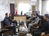 دیدار فرماندار فیروزکوه با شهردار و کارکنان شهرداری به مناسبت روز شهرداری‌ها و دهیاری‌ها