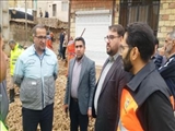 پیگیری میدانی فرماندار فیروزکوه از مناطق سیل‌زده شهرستان