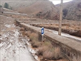 جاری شدن سیلاب در روستاهای بخش مرکزی / مسدود شدن مسیر تنگه واشی