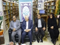 دیدار فرماندار و نماینده مجلس با کتابداران فیروزکوه به مناسبت هفته کتاب