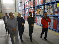 بازدید فرماندار فیروزکوه از انبار امدادی جمعیت هلال‌احمر شهرستان