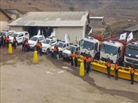 مانور زمستانه مشترک راهداری تهران و مازندران در گدوک فیروزکوه برگزار شد