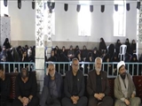 محفل ختم قرآن، ذکر مصیبت و پخش زنده مراسم تشییع پیکر مطهر رهبر شهید انقلاب اسلامی با حضور مردم و مسئولان فیروزکوه