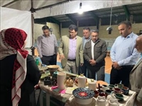 معرفی صنایع‌دستی، محصولات کشاورزی و غذاهای محلی در نمایشگاه هفته فرهنگی ارجمند