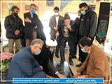 حضور مسئولان شهرستان فیروزکوه بر سر مزار شهدا 