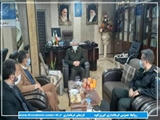 دیدار فرماندار شهرستان فیروزکوه با فرمانده انتظامی شرق استان تهران