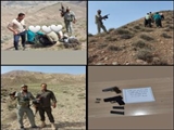 همکاری محیط بانان شهرستان فیروزکوه با پلیس آگاهی شهرستان فیروزکوه و دستگیری متهمین به قتل 