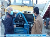 بازدید سرزده فرماندار فیروزکوه از اداره راهداری و حمل و نقل جاده ای شهرستان