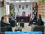 دیدار مدیر کل آزمایشگاه فنی و مکانیک خاک استان تهران با فرماندار فیروزکوه 