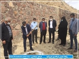 گزارش تصویری/کلنگ آغاز عملیات احداث  حسینیه آرامستان و غسالخانه بهداشتی شهرآباد به زمین زده شد