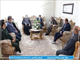 دیدار  فرماندار شهرستان فیروزکوه با خانواده "سردارشهید جمال الدین تاج الدین"