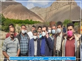 دیدار مدیرعامل راه آهن کشور و فرماندار فیروزکوه با دهقانان فداکار محمود آبادی