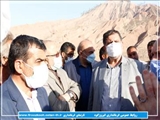 حضور رئیس سازمان مدیریت بحران  کشور در مناطق سیل زده فیروزکوه