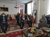دیدار مسئولان قضایی شهرستان فیروزکوه از خانواده شهدا