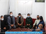 دیدار مسئولین شهرستان فیروزکوه با خانواده شهید مدافع حرم بلباسی