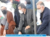 گلباران مزار شهدا شهرستان فیروزکوه همزمان با هفته دولت