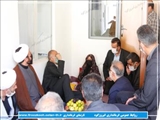 دیدار فرماندار شهرستان فیروزکوه با خانواده سردار شهید جمال الدین تاج الدین 